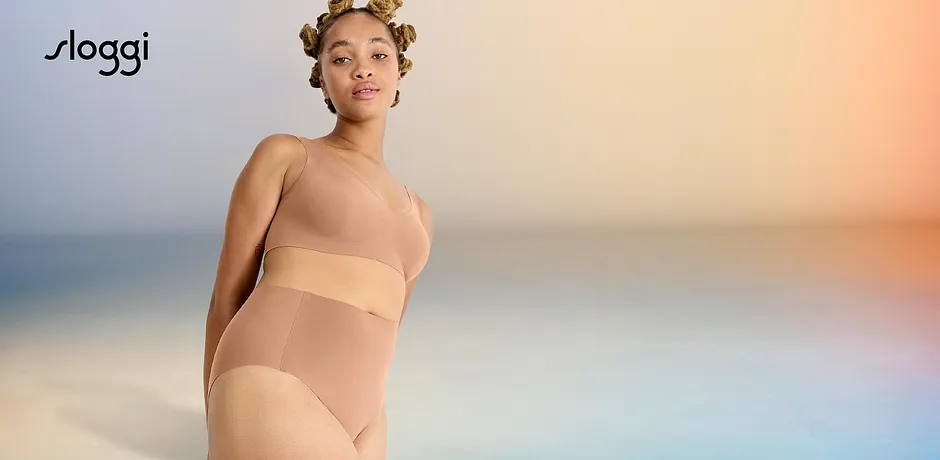 Tělové body od Sloggi, zdůrazňuje přirozenou siluetu nositelky.