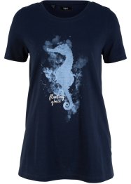 Bavlněné tričko s potiskem mořského koníka, bpc bonprix collection