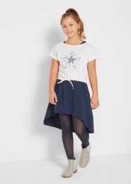 Dívčí tričko a šaty (2dílná souprava), organická bavlna, bpc bonprix collection