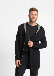 Pletený kabátek s kapucí, z bavlny, RAINBOW