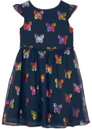Slavnostní dívčí šaty ze šifonu s motýlím vzorem, bpc bonprix collection