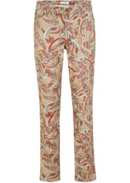 Strečové kalhoty s kašmírovým vzorem, bpc selection