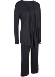 Triko, bunda, kalhoty (3dílná souprava), s udržitelnou viskózou, bpc bonprix collection