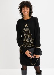 Pletené šaty s vánočním motivem, BODYFLIRT boutique