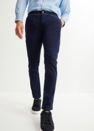 Strečové chino kalhoty ve střihu Regular Fit se sklady, Straight, bpc selection