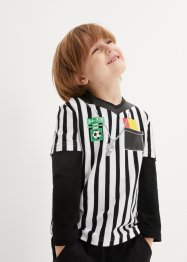 Dětské vícevrstvé triko rozhodčí - ideální jako karnevalový kostým, z organické bavlny, dlouhý rukáv, bpc bonprix collection