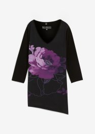 Dlouhé triko s květinovým potiskem, bpc selection