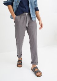 Kalhoty bez zapínání s podílem lnu, Regular Fit Straight, bpc bonprix collection