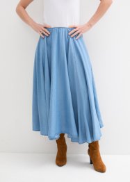 Džínová sukně s vysokým, pohodlným pasem, bpc bonprix collection