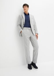 Oblek Slim Fit ze seersuckeru (2dílná souprava): sako a kalhoty, bpc selection