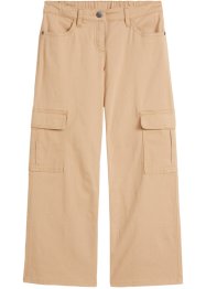 Cargo kalhoty se širokými nohavicemi, pro dívky, John Baner JEANSWEAR