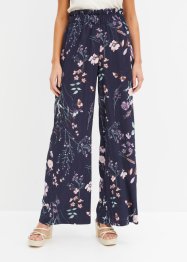Plisované kalhoty s květinovým potiskem, RAINBOW
