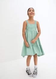 Dívčí žerzejové šaty s organickou bavlnou, bpc bonprix collection
