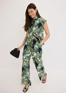 Halenka ze splývavé viskózy s potiskem, bonprix Halenka ze splývavé viskózy s potiskem, bonprix