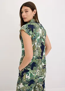 Halenka ze splývavé viskózy s potiskem, bonprix Halenka ze splývavé viskózy s potiskem, bonprix