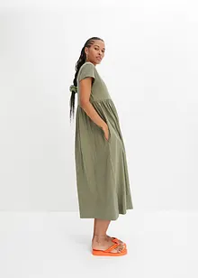 Midi šaty z čisté organické bavlny, bonprix Midi šaty z čisté organické bavlny, bonprix