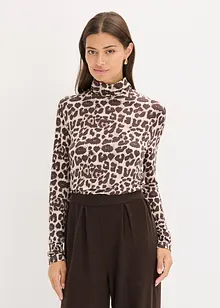 Tričko s dlouhým rukávem z měkké směsi s viskózou, bonprix Tričko s dlouhým rukávem z měkké směsi s viskózou, bonprix