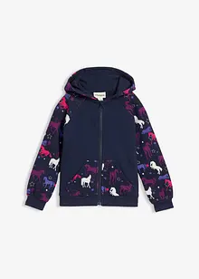 Dívčí mikina na zapínání, bonprix Dívčí mikina na zapínání, bonprix