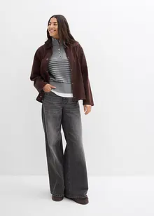 Svetr s propínacím límečkem, bonprix Svetr s propínacím límečkem, bonprix