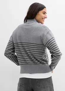 Svetr s propínacím límečkem, bonprix Svetr s propínacím límečkem, bonprix