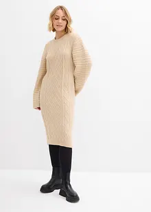 Pletené midi šaty, bonprix Pletené midi šaty, bonprix