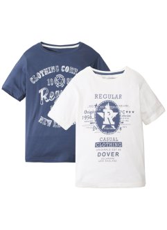 Tričko pro chlapce z organické bavlny (2 ks v balení), bpc bonprix collection