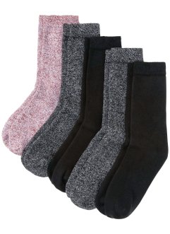 Termo froté ponožky s organickou bavlnou (5 párů v balení), bpc bonprix collection