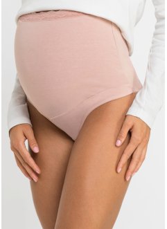 Těhotenksé kalhotky nad bříško (2 ks v balení), organická bavlna, bpc bonprix collection - Nice Size