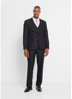 Oblek Slim Fit (4dílná souprava): sako, kalhoty, vesta, kravata, bpc selection