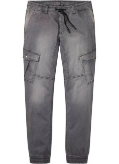 Teplákové džíny Regular Fit s cargo kapsami, Straight, RAINBOW