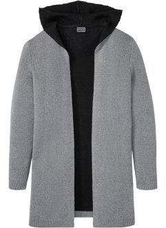 Pletený kabátek s kapucí, z bavlny, RAINBOW