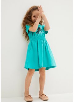 Dívčí žerzejové šaty s oboustrannými pajetkami, organická bavlna, bpc bonprix collection