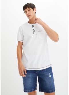 Henley tričko, krátký rukáv, bpc selection