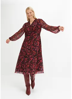 Žerzejové šaty ze síťoviny, bonprix Žerzejové šaty ze síťoviny, bonprix