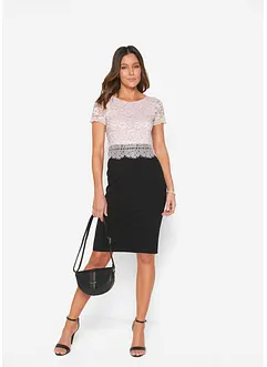 Šaty s krajkou, bonprix Šaty s krajkou, bonprix