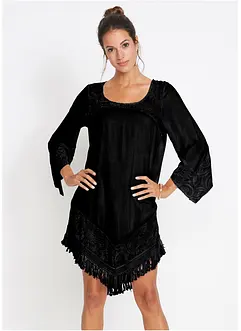 Plážová tunika s krajkou, z viskózy, bonprix Plážová tunika s krajkou, z viskózy, bonprix