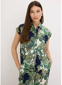 Halenka ze splývavé viskózy s potiskem, bonprix Halenka ze splývavé viskózy s potiskem, bonprix