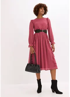 Šifónové šaty s volány, bonprix Šifónové šaty s volány, bonprix