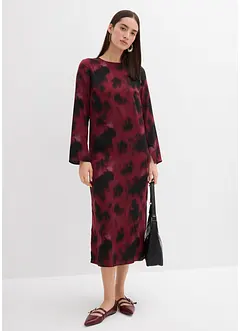 Saténové midi šaty, bonprix Saténové midi šaty, bonprix