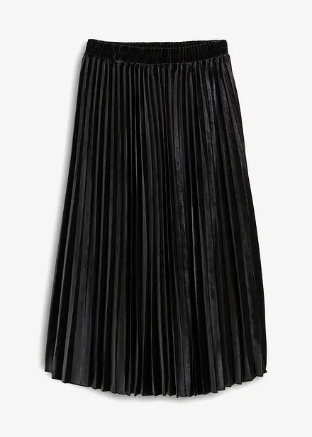 Plisovaná sukně z jemného sametu