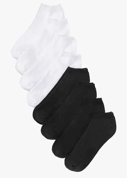 Kotníkové ponožky s organickou bavlnou (8 párů v balení)