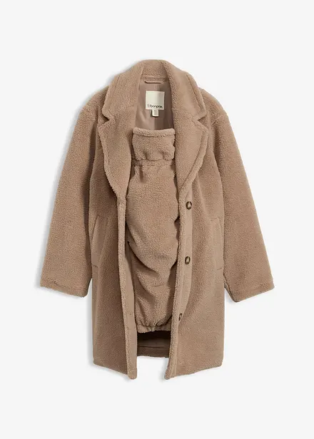 Těhotenský kabát s nosicí vsadkou 2 v 1