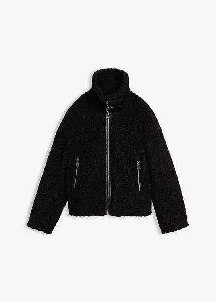 Bunda z umělé kožešiny z plyšového flísu