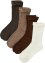 Termo ponožky (4 páry) se založenými okraji a froté na rubu, bpc bonprix collection