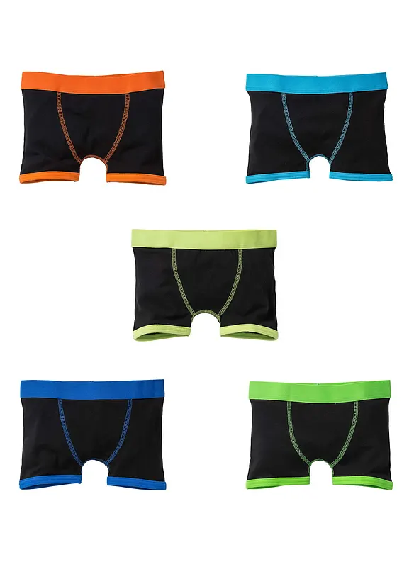 Boxerky pro chlapce (5 ks v balení), bonprix