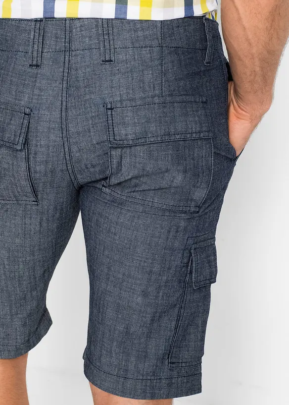 Cargo bermudy z čisté bavlny, Loose Fit, bonprix