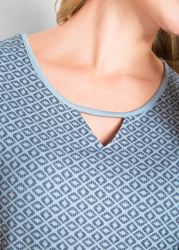 Tričko s gumou, krátký rukáv, bonprix