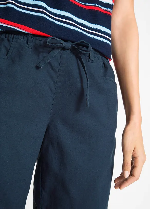 Bermudy se lnem, bonprix