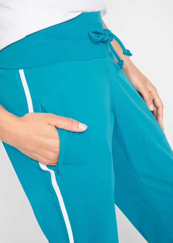 Joggingové kalhoty z bavlny, capri délka (2 ks v balení), bonprix