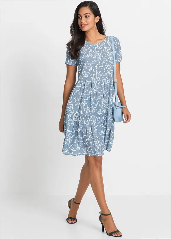 Minišaty ze splývavé viskózy, bonprix